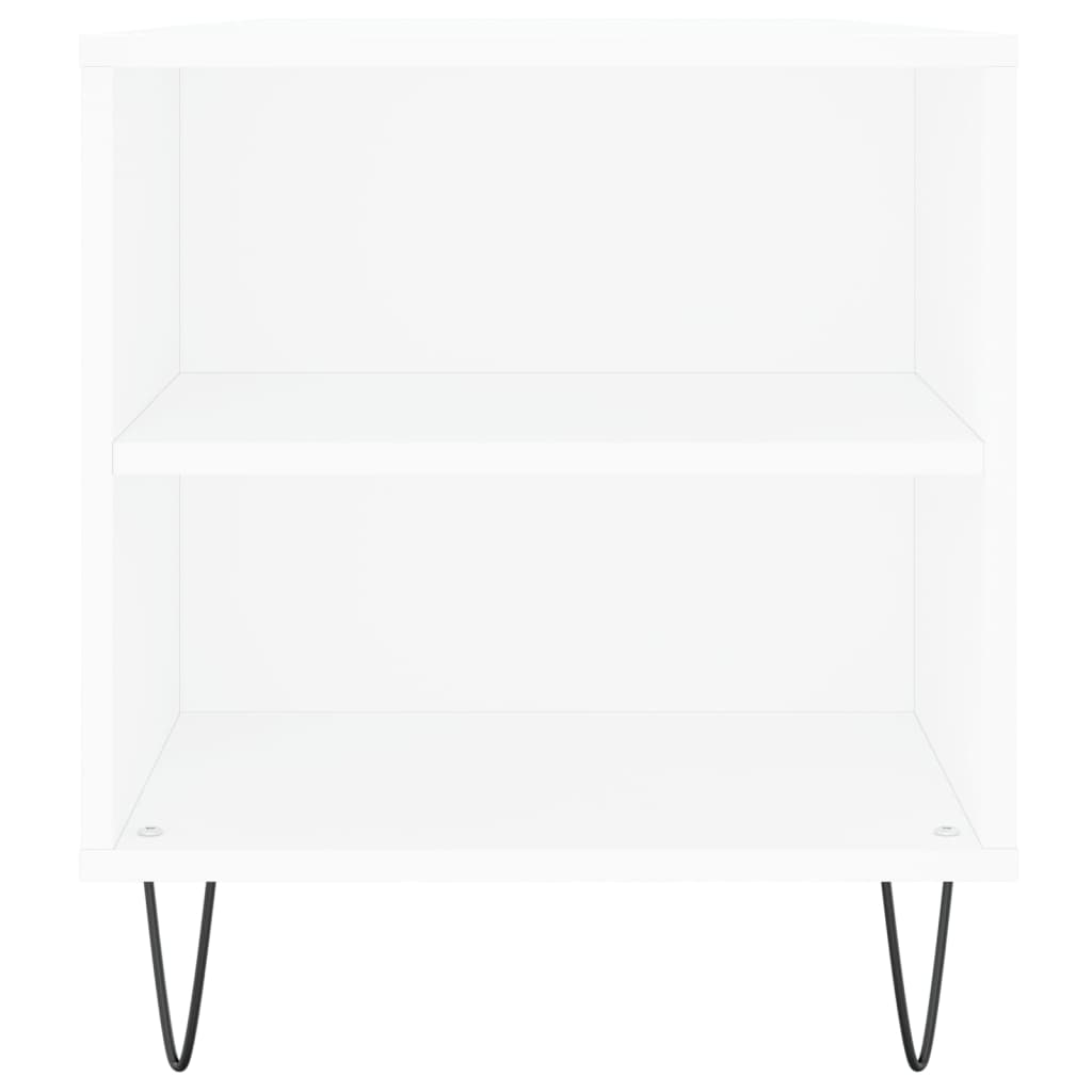 Coffee Table White 102x44,5x50 cm Engineered Wood