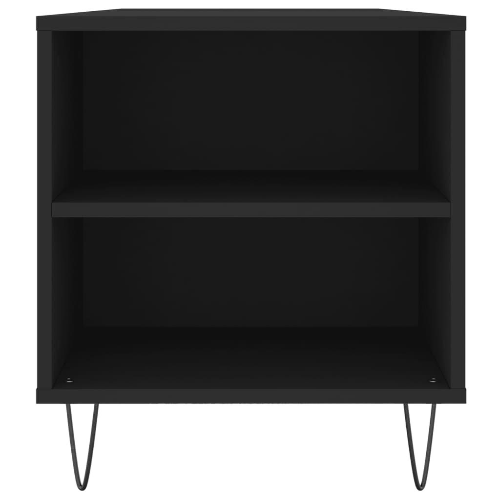Coffee Table Black 102x44,5x50 cm Engineered Wood