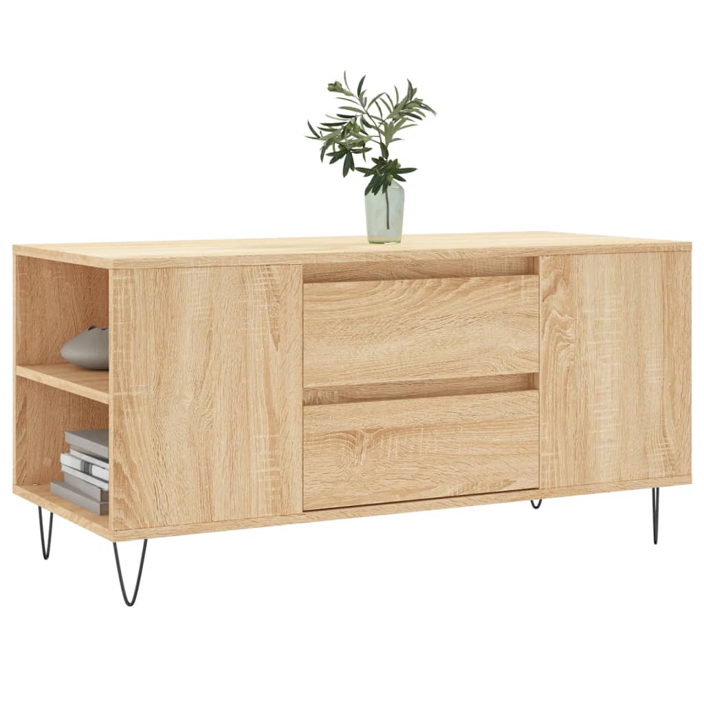 Coffee Table Sonoma Oak 102x44,5x50 cm Engineered Wood