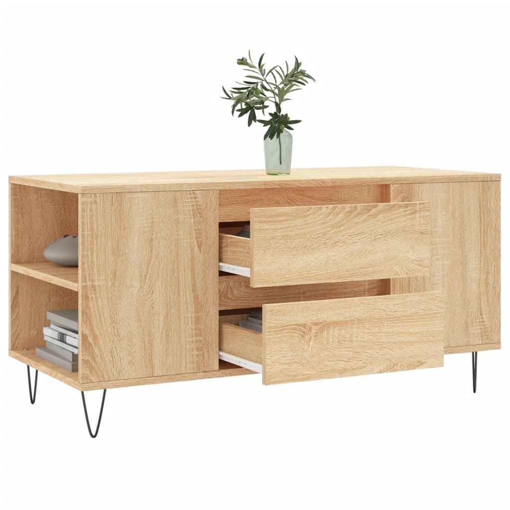 Coffee Table Sonoma Oak 102x44,5x50 cm Engineered Wood