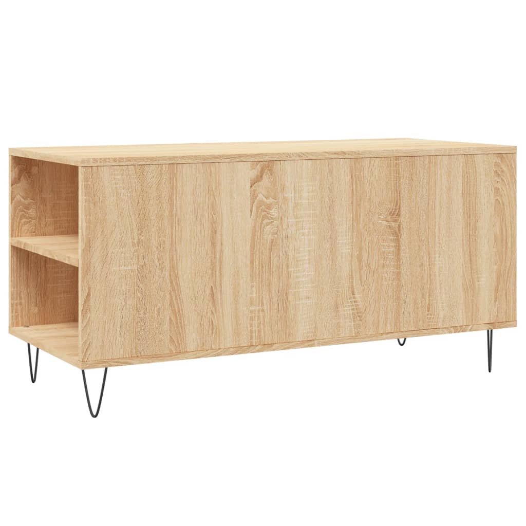 Coffee Table Sonoma Oak 102x44,5x50 cm Engineered Wood