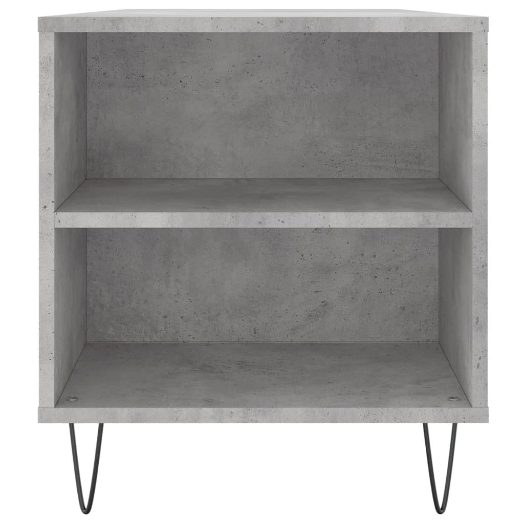 Coffee Table Concrete Grey 102x44,5x50 cm Engineered Wood