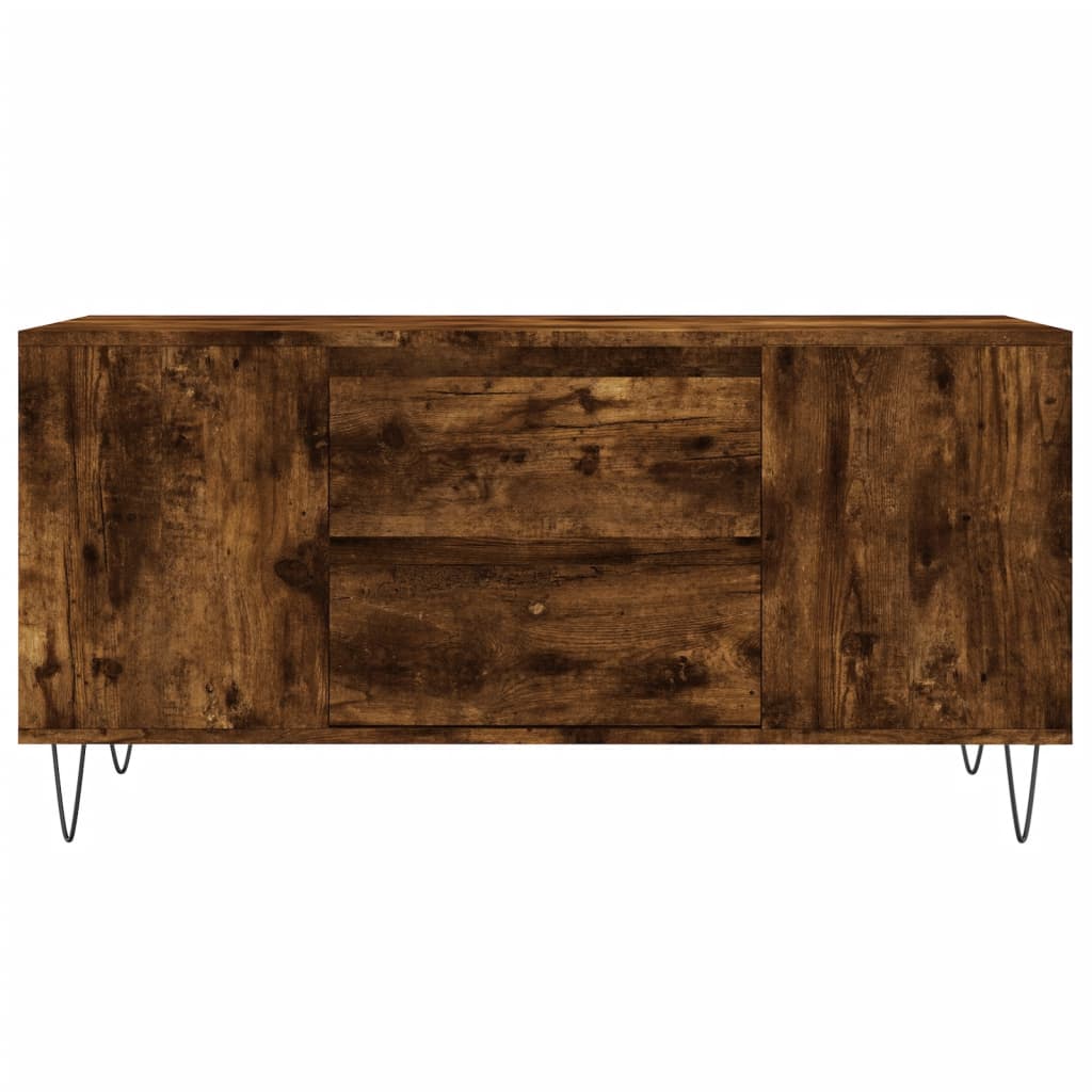 Coffee Table Smoked Oak 102x44,5x50 cm Engineered Wood