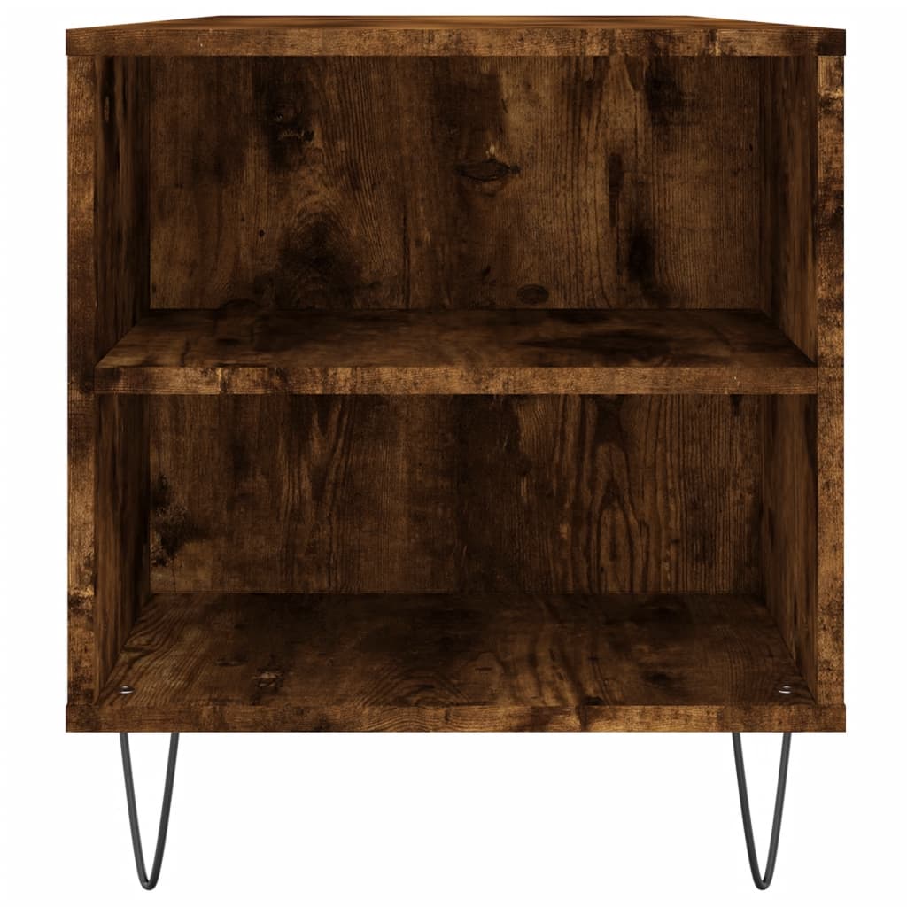 Coffee Table Smoked Oak 102x44,5x50 cm Engineered Wood