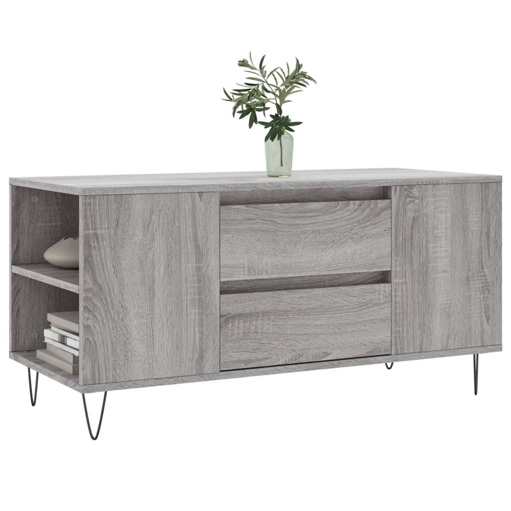 Coffee Table Grey Sonoma 102x44,5x50 cm Engineered Wood
