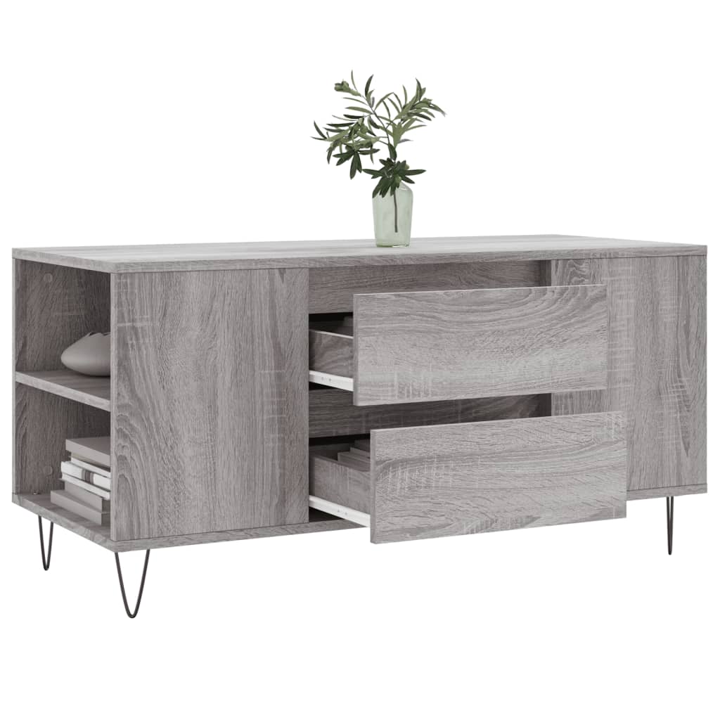 Coffee Table Grey Sonoma 102x44,5x50 cm Engineered Wood