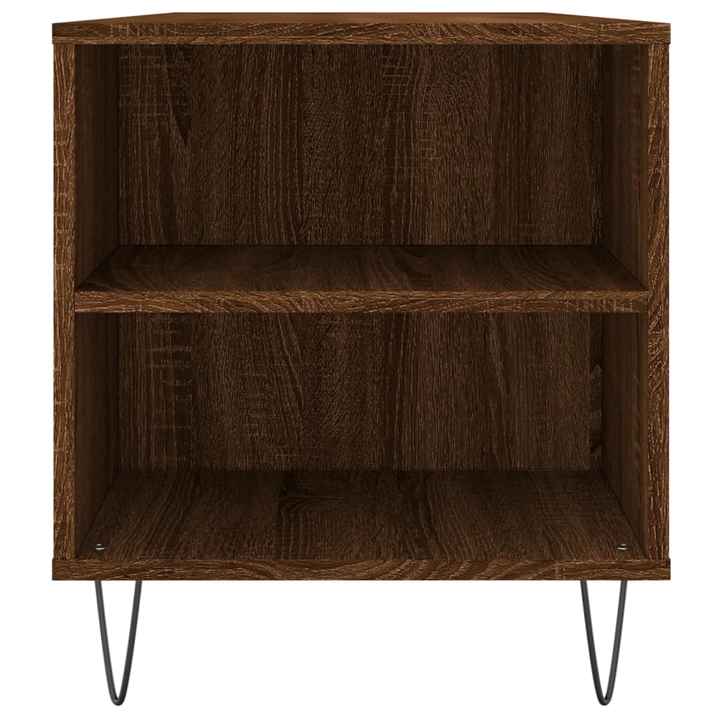 Coffee Table Brown Oak 102x44,5x50 cm Engineered Wood