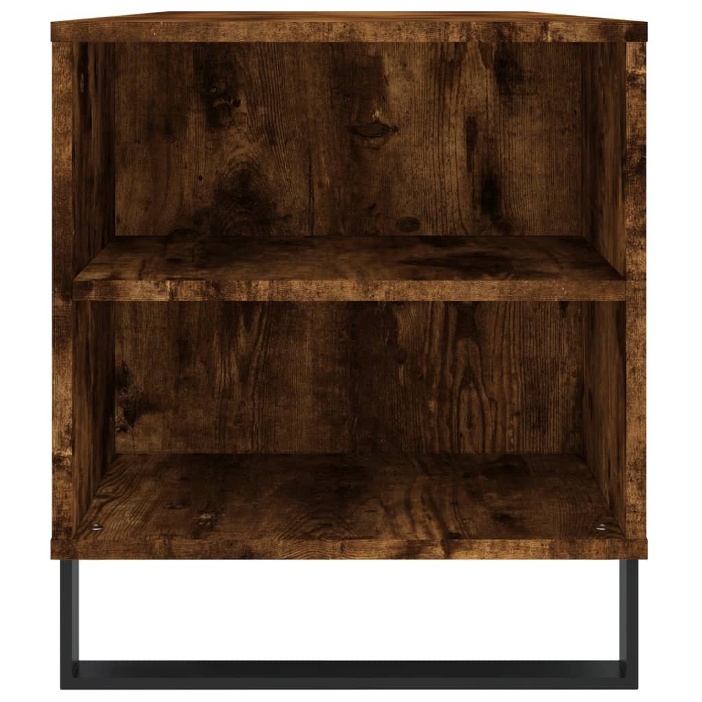 Coffee Table Smoked Oak 102x44,5x50 cm Engineered Wood