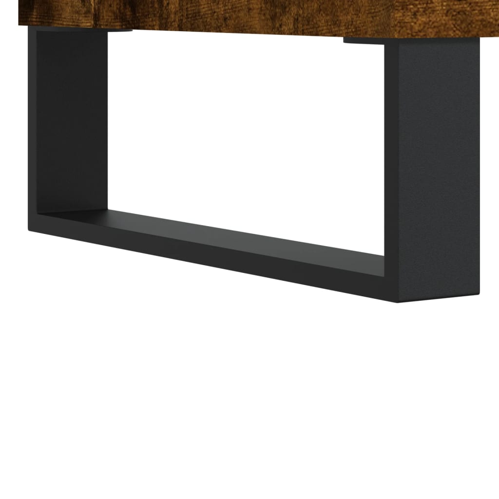 Coffee Table Smoked Oak 102x44,5x50 cm Engineered Wood