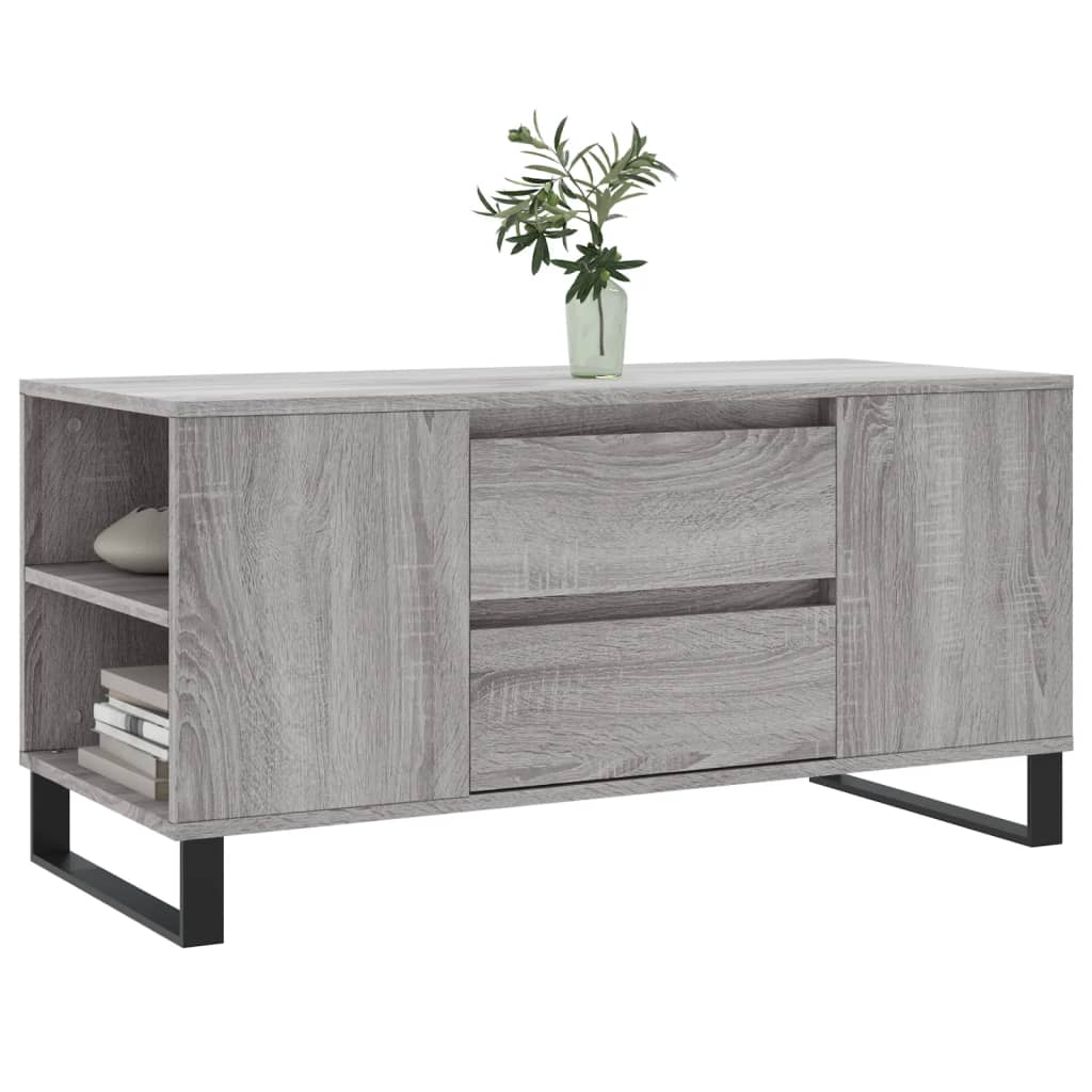 Coffee Table Grey Sonoma 102x44,5x50 cm Engineered Wood