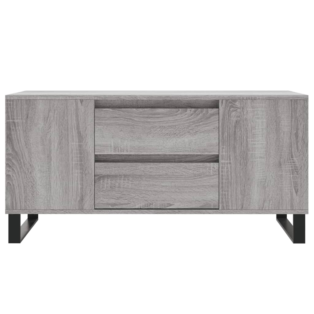 Coffee Table Grey Sonoma 102x44,5x50 cm Engineered Wood
