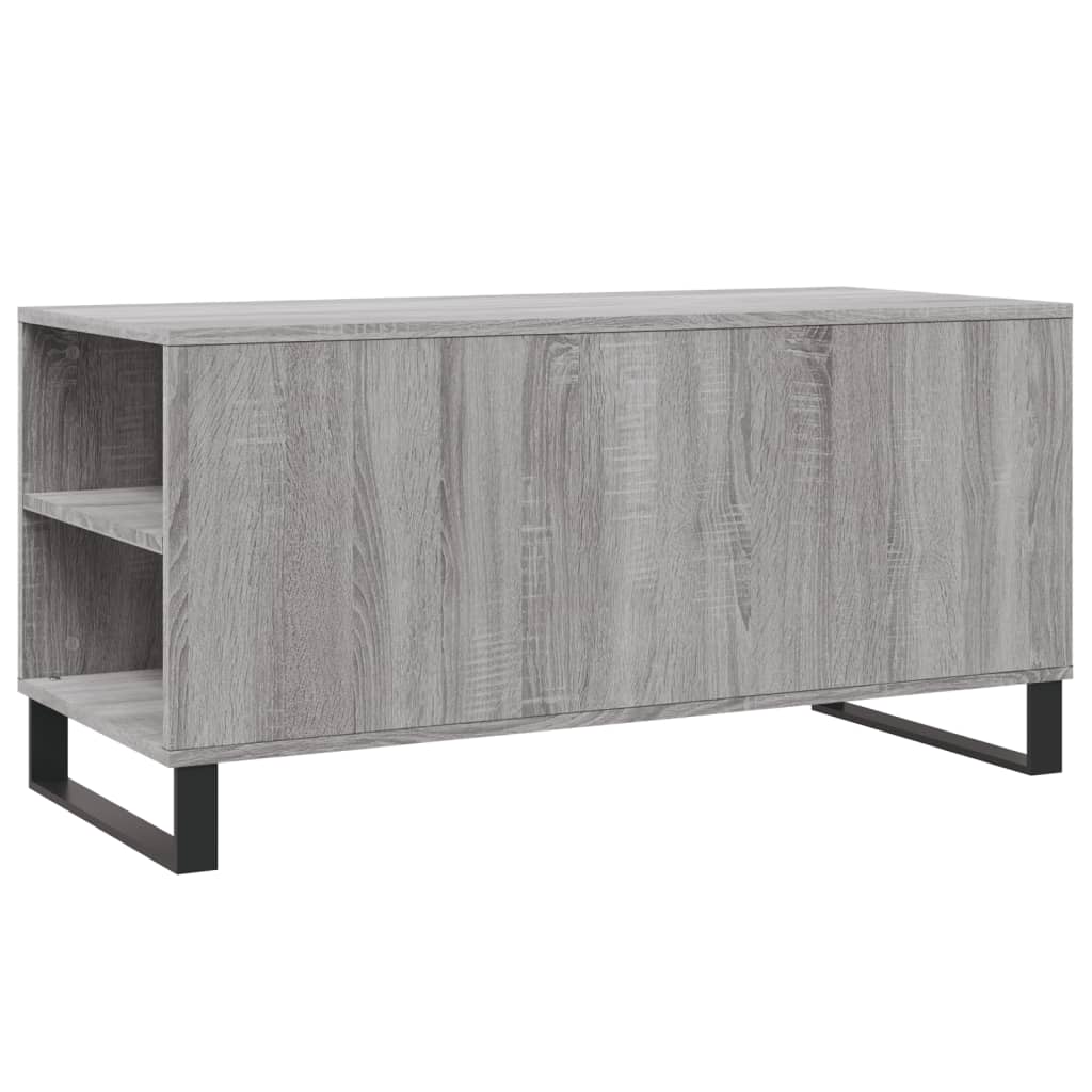 Coffee Table Grey Sonoma 102x44,5x50 cm Engineered Wood