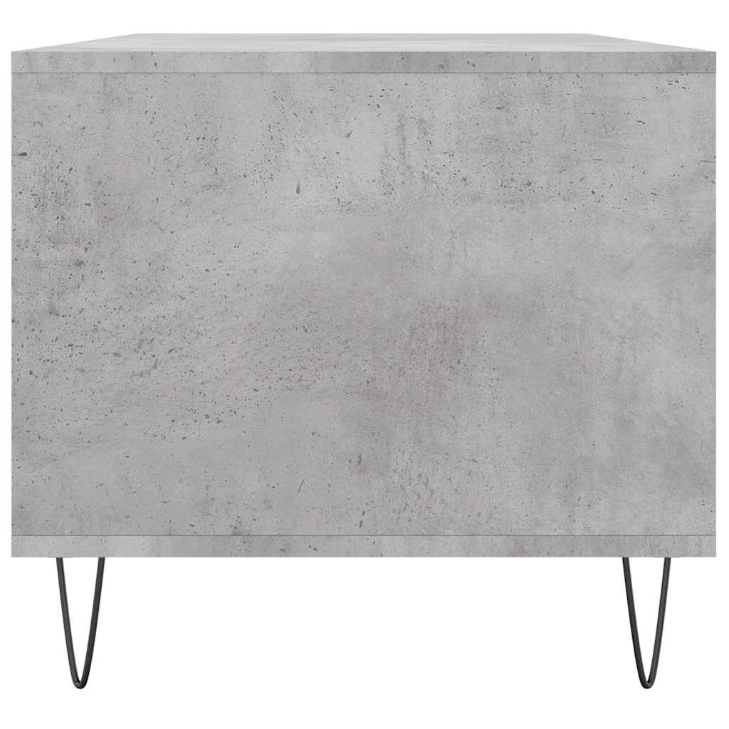 Coffee Table Concrete Grey 90x49x45 cm Engineered Wood