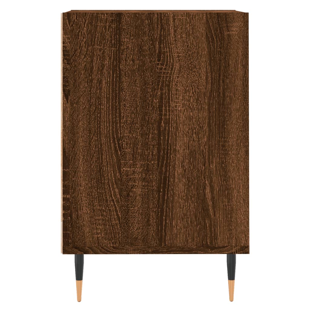 vidaXL TV Cabinet Brown Oak 100x35x55 cm Engineered Wood