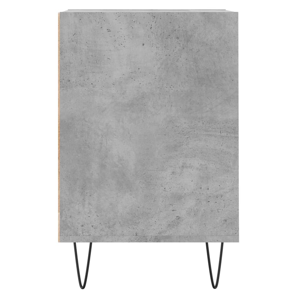 vidaXL TV Cabinet Concrete Grey 100x35x55 cm Engineered Wood