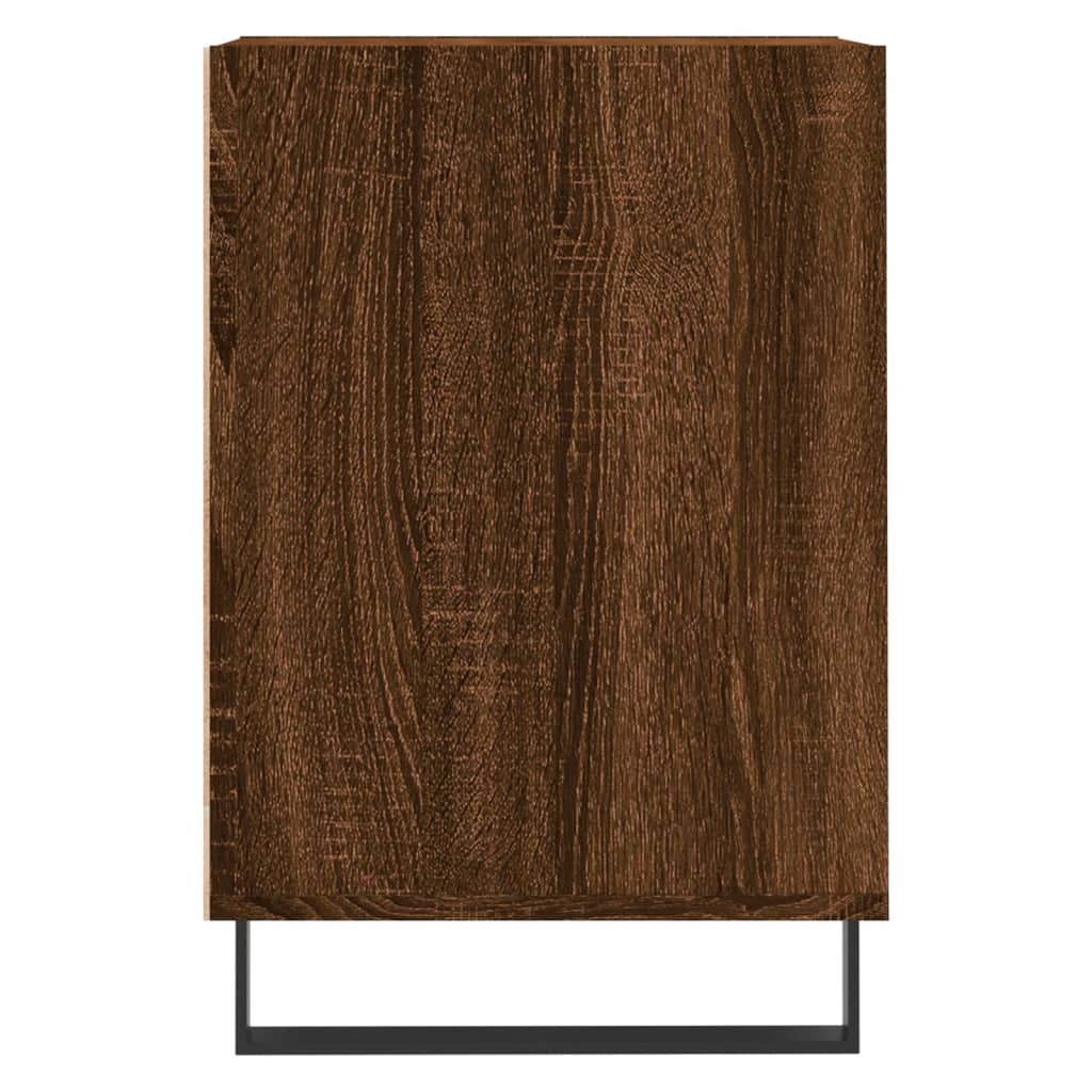 vidaXL TV Cabinet Brown Oak 100x35x55 cm Engineered Wood