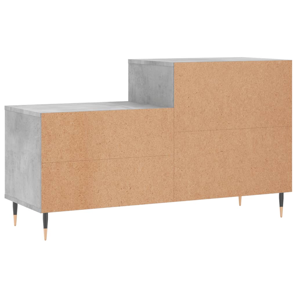 Shoe Cabinet Concrete Grey 102x36x60 cm Engineered Wood