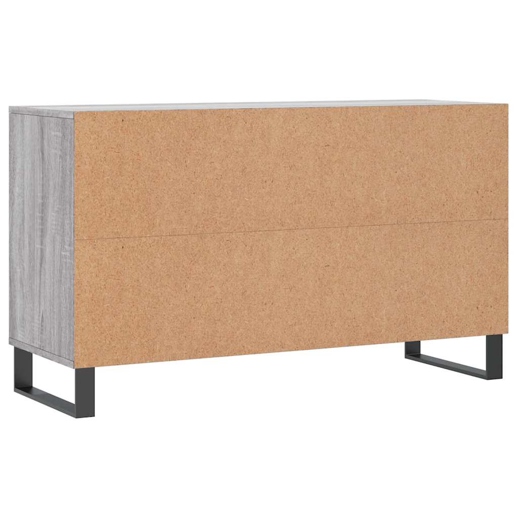Shoe Cabinet Grey Sonoma 102x36x60 cm Engineered Wood