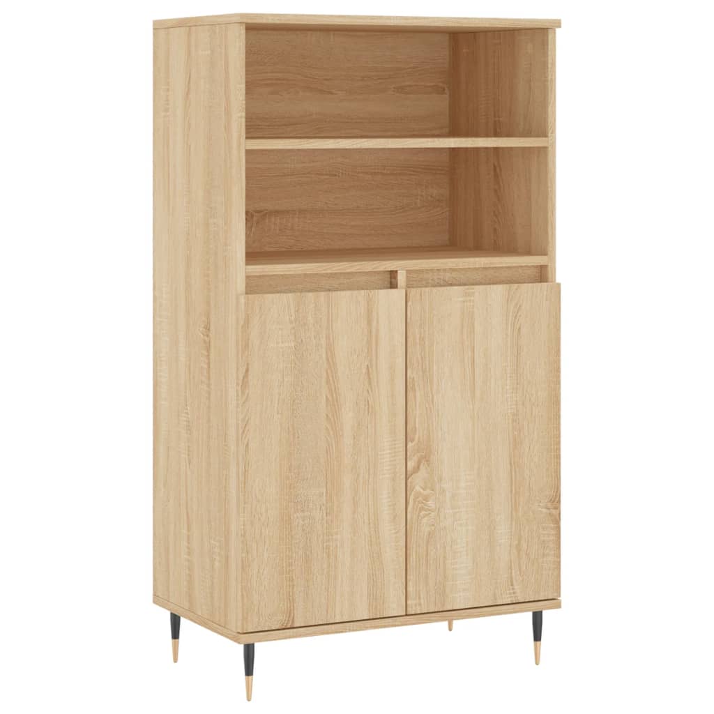 Highboard Sonoma Oak 60x36x110 cm Engineered Wood
