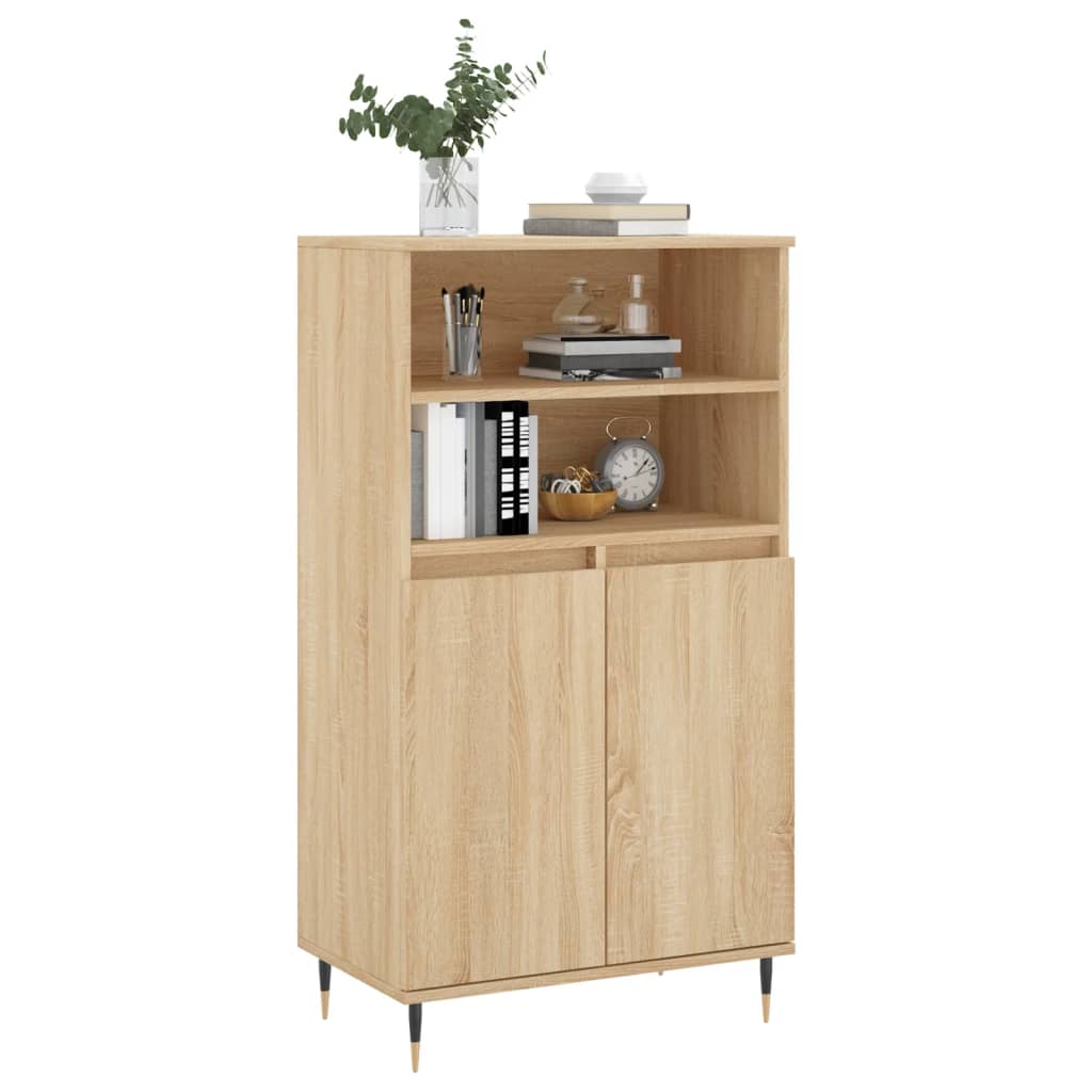 Highboard Sonoma Oak 60x36x110 cm Engineered Wood