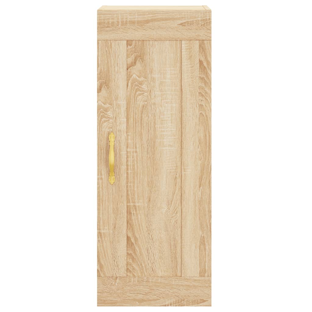 Wall Mounted Cabinet Sonoma Oak 34.5x34x90 cm Engineered Wood