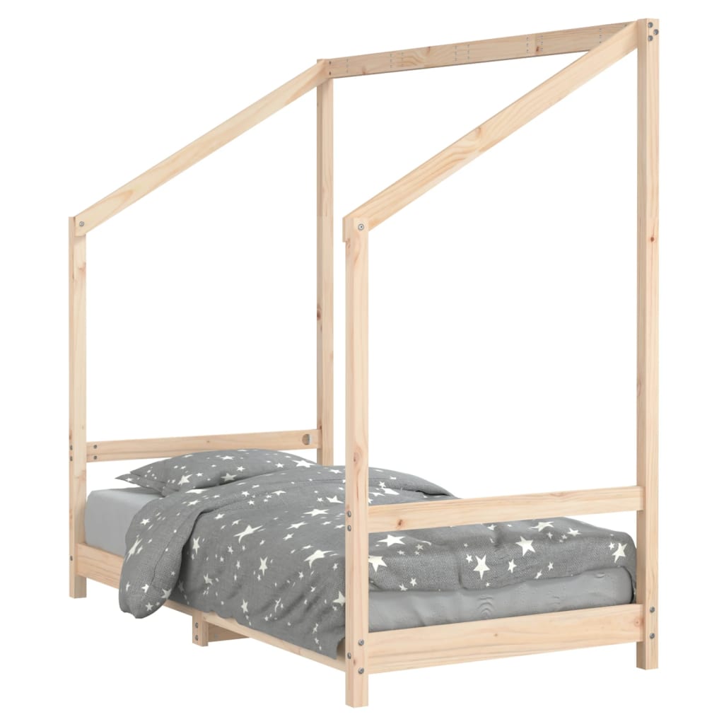 vidaXL Kids Bed Frame 80x160 cm Solid Wood Pine