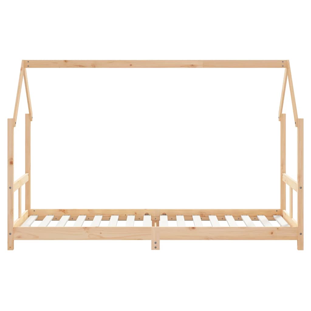 Kids Bed Frame 80x200 cm Solid Wood Pine