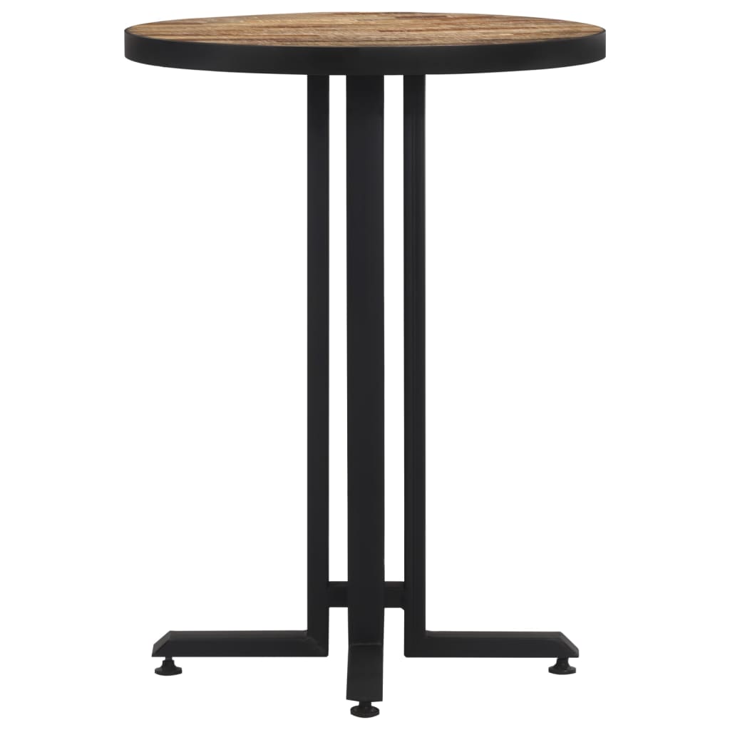 vidaXL Bistro Table Round Ø55x76 cm Solid Reclaimed Teak