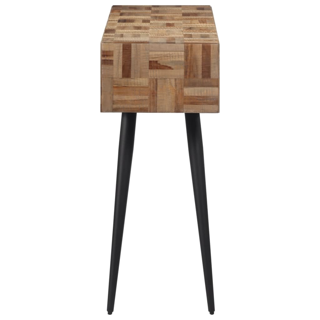 Console Table 110x34x80 cm Solid Reclaimed Teak