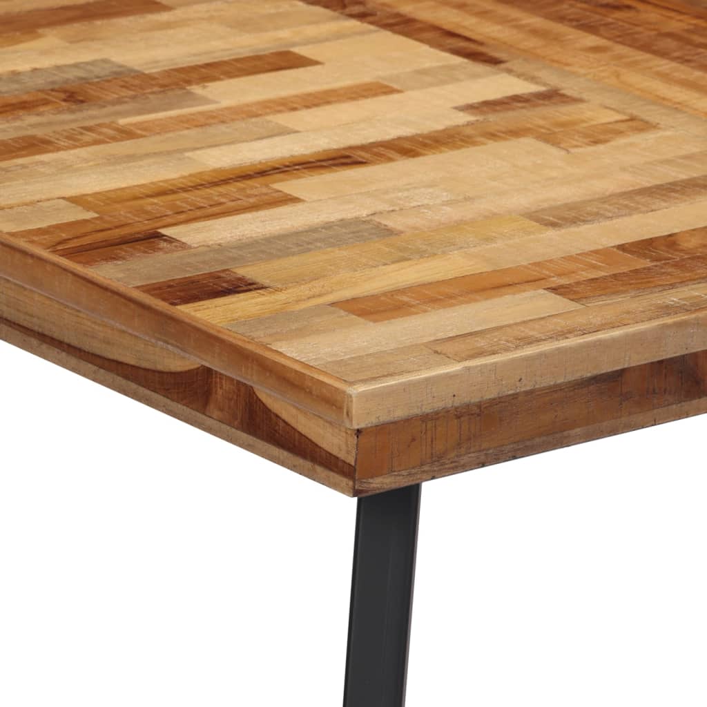 vidaXL Dining Table 120x62x76 cm Solid Wood Teak