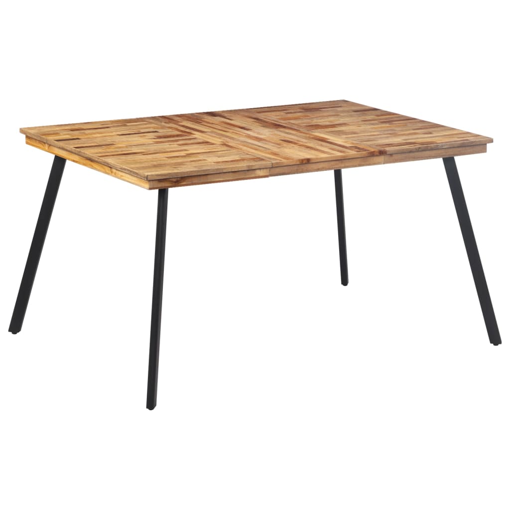 vidaXL Dining Table 148x97x76 cm Solid Wood Teak