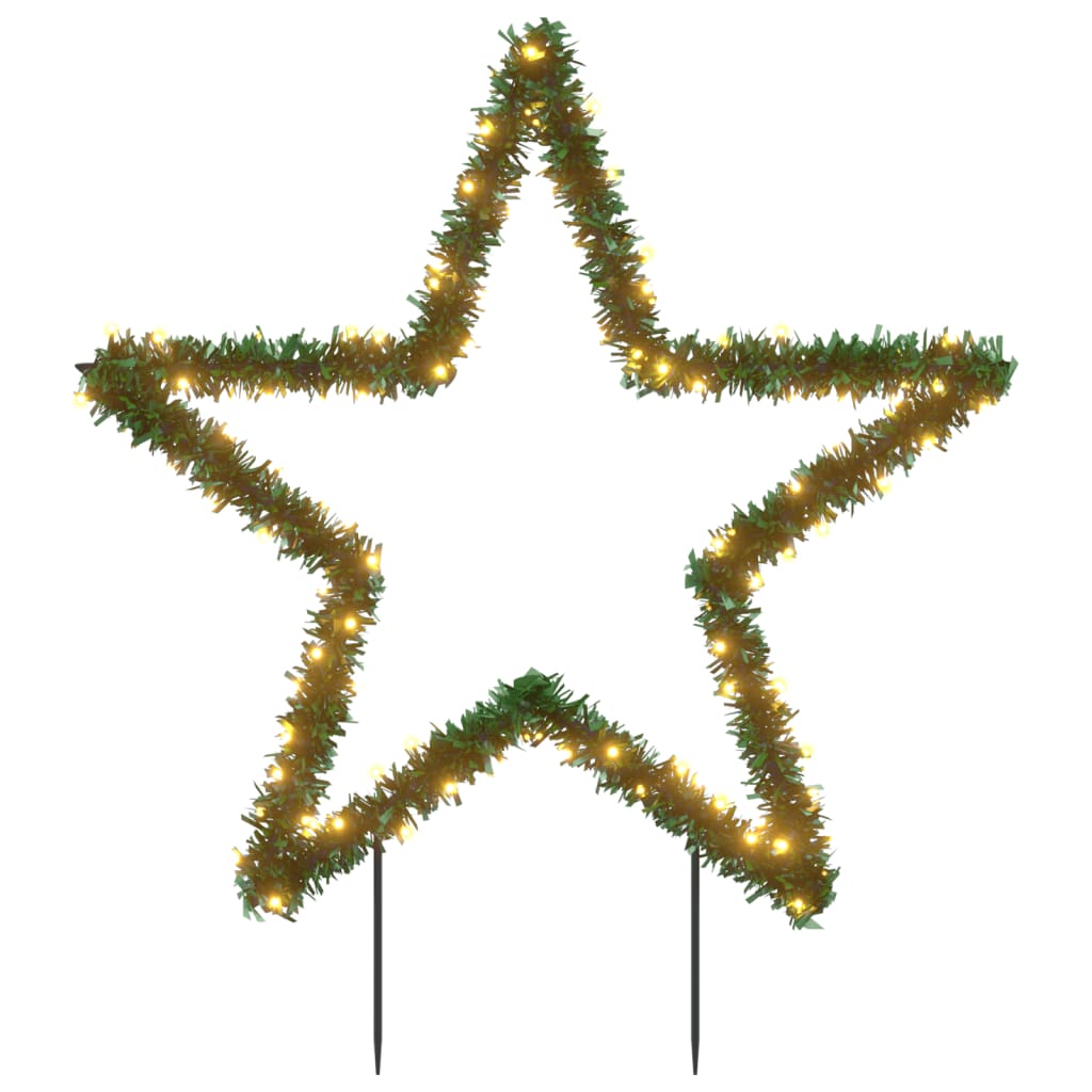vidaXL Christmas Light Decoration with Spikes Star 115 LEDs 85 cm