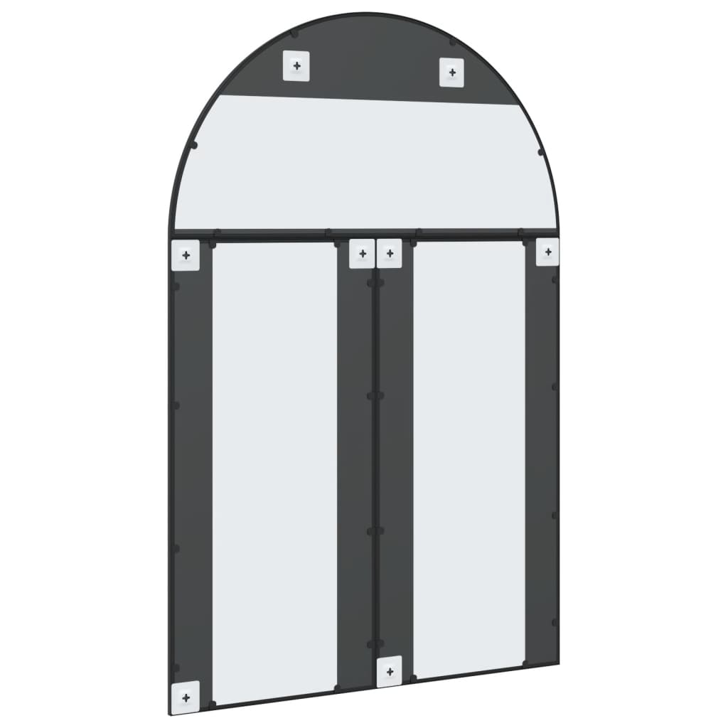 Wall Mirror | Black | Glass, Iron | 150 x 100 cm | Minimalistic