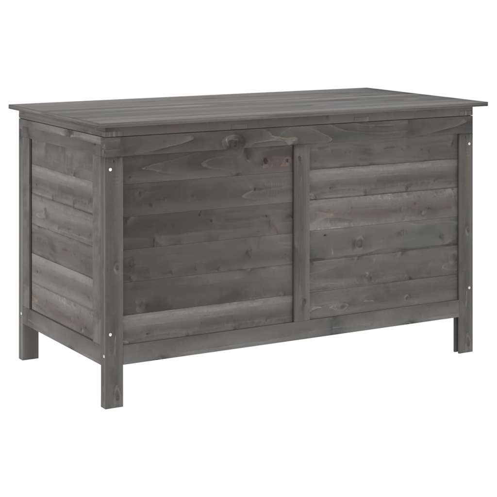 Garden Storage Box Anthracite 99x49,5x58,5 cm Solid Wood Fir
