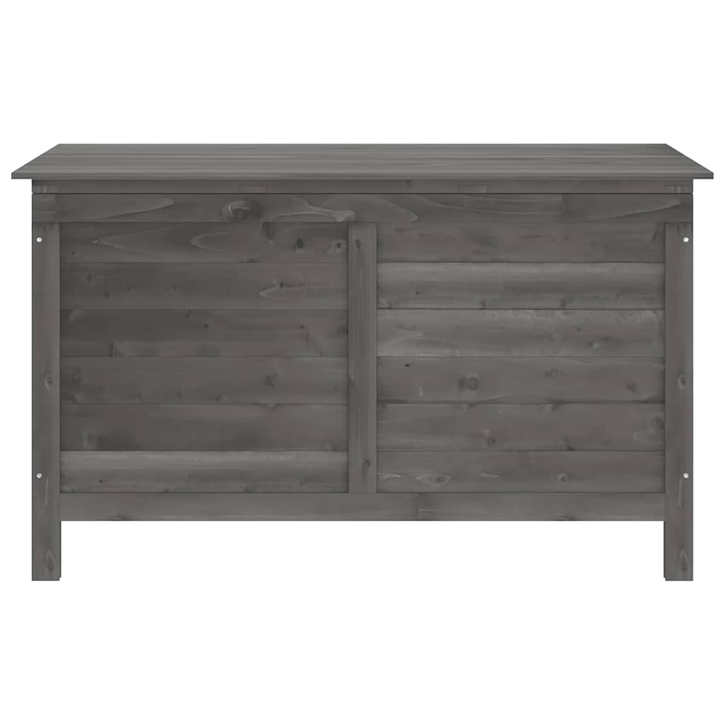 Garden Storage Box Anthracite 99x49,5x58,5 cm Solid Wood Fir
