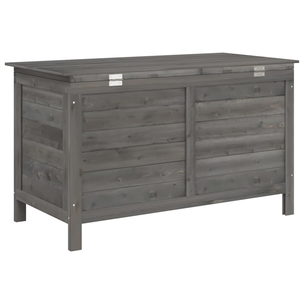 Garden Storage Box Anthracite 99x49,5x58,5 cm Solid Wood Fir