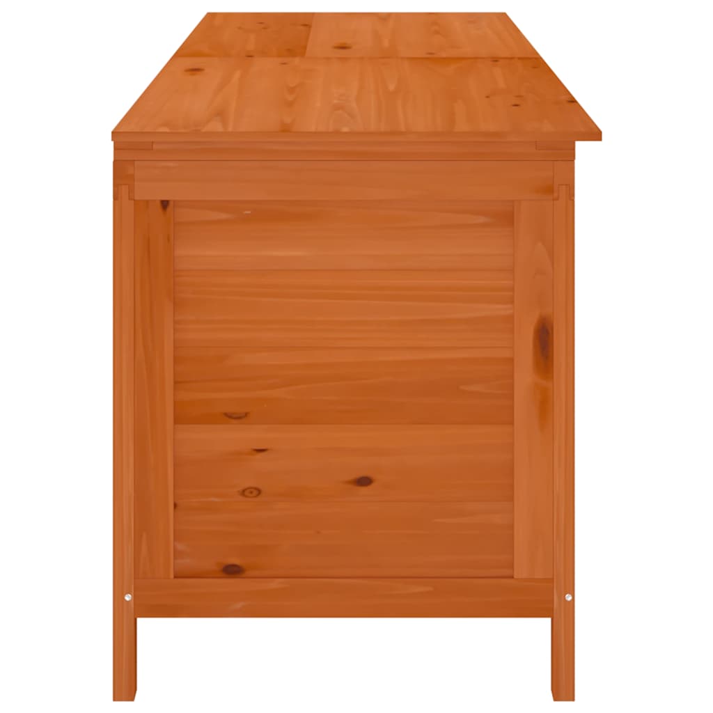 Garden Storage Box Brown 198,5x50x56,5 cm Solid Wood Fir