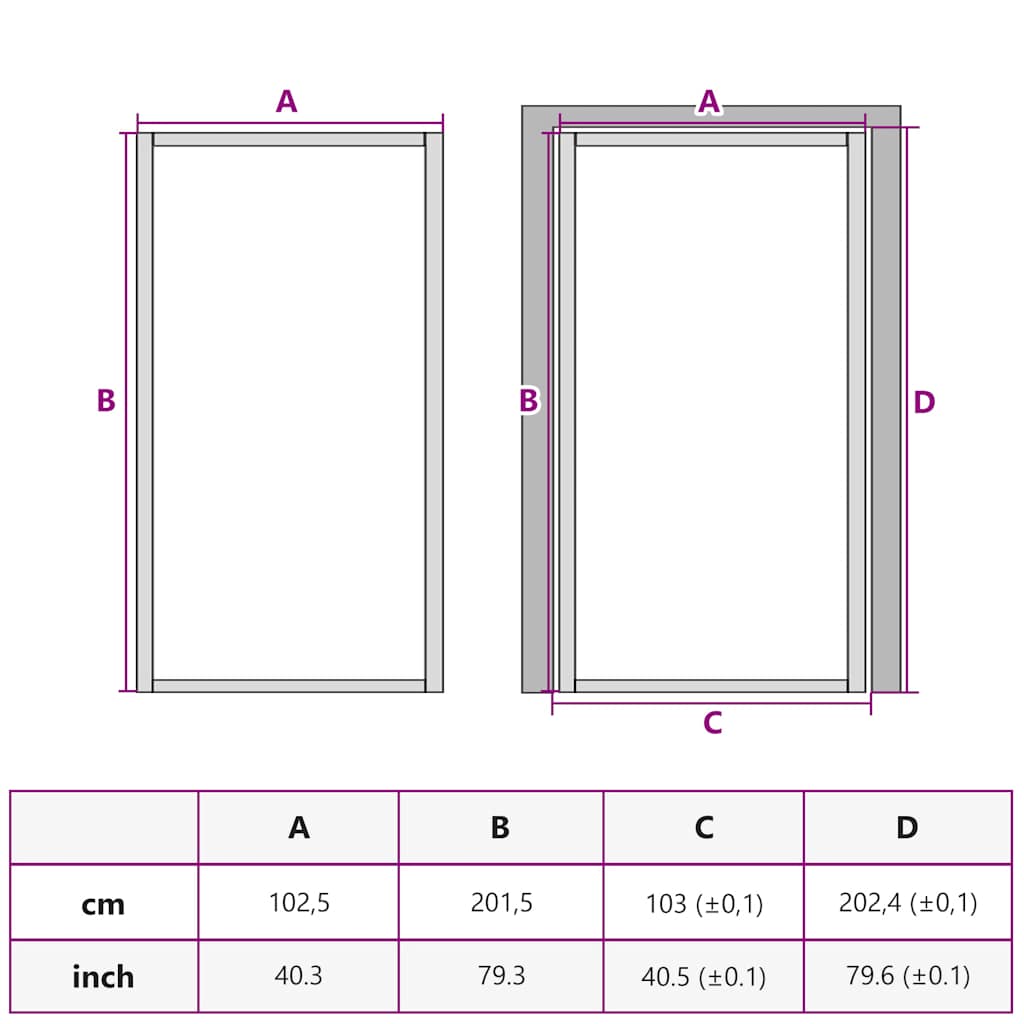 Interior Door Slim Black 102.5x201.5 cm Tempered Glass and Aluminium