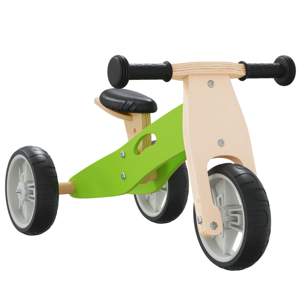 vidaXL Balance Bike for Children 2-in-1 Green