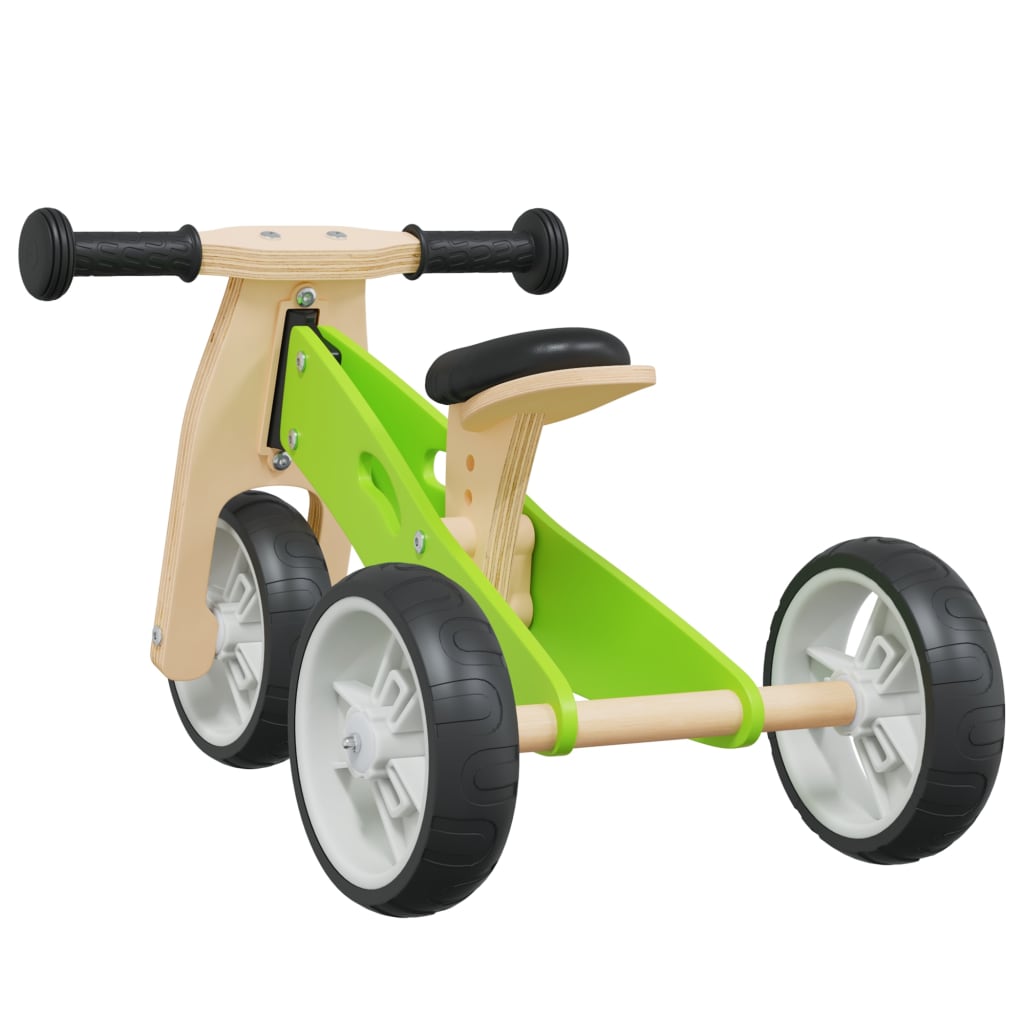 vidaXL Balance Bike for Children 2-in-1 Green