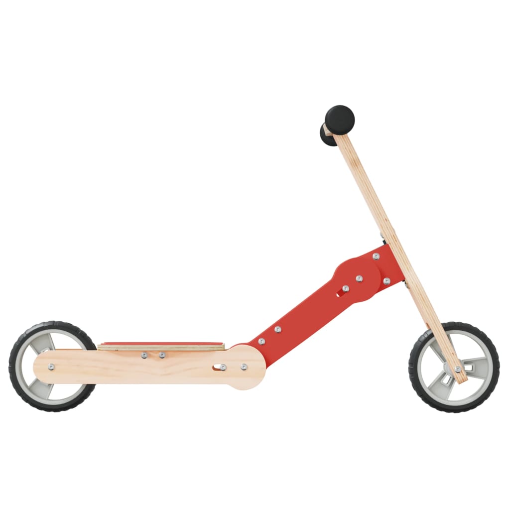 vidaXL Kids Scooter 2-in-1 Red