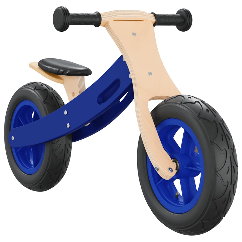 vidaXL Balance Bike for Children with Air Tyres Blue