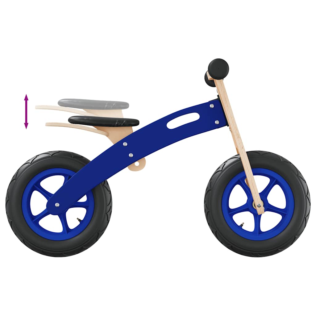 vidaXL Balance Bike for Children with Air Tyres Blue