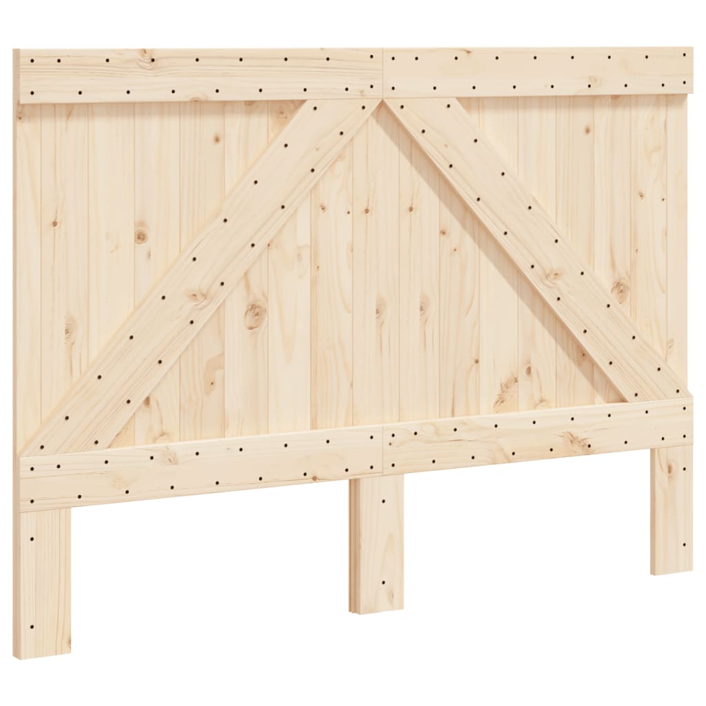 Headboard 140x104 cm Solid Wood Pine