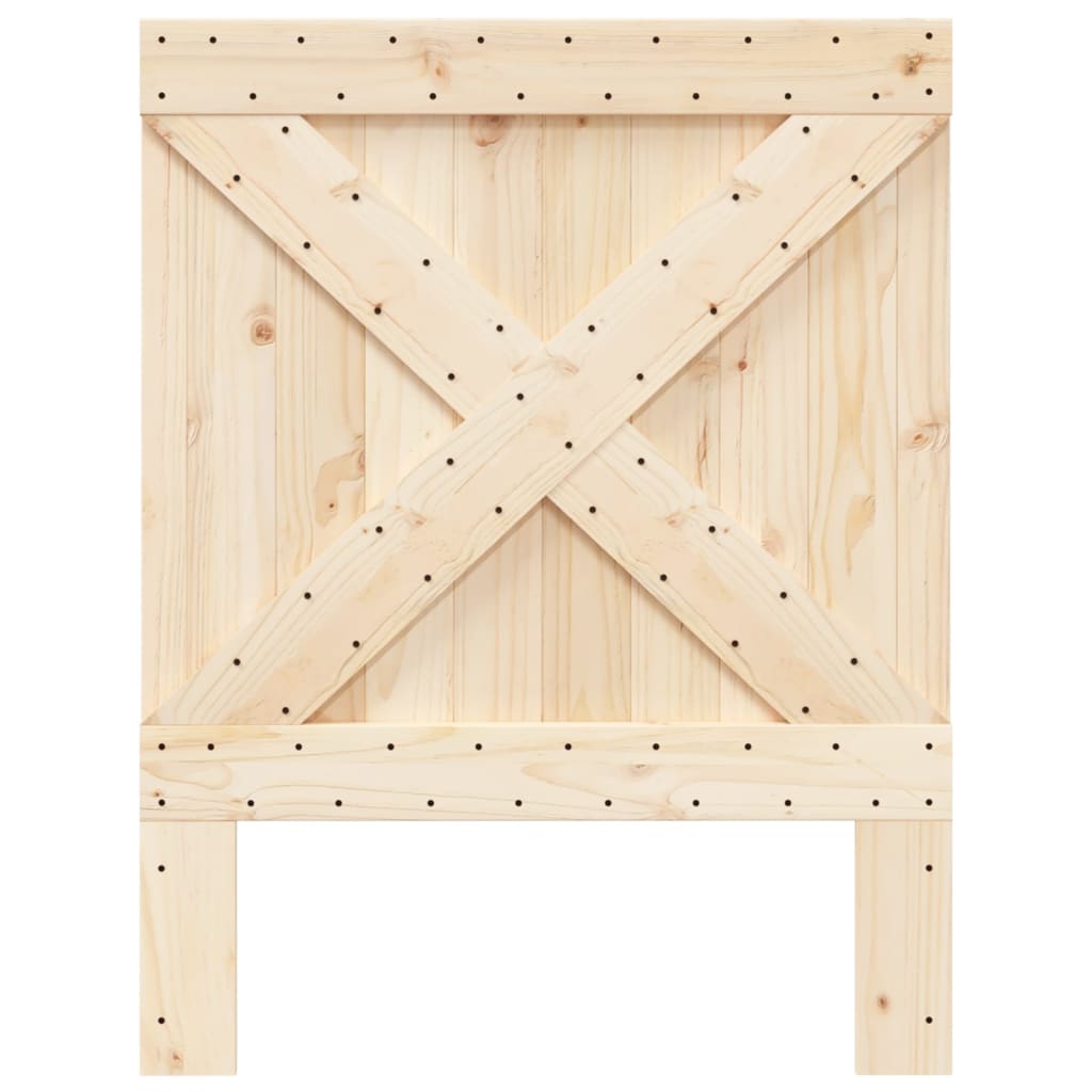 Headboard 80x104 cm Solid Wood Pine