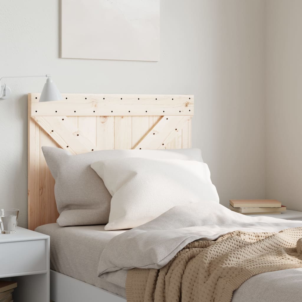Headboard 80x104 cm Solid Wood Pine