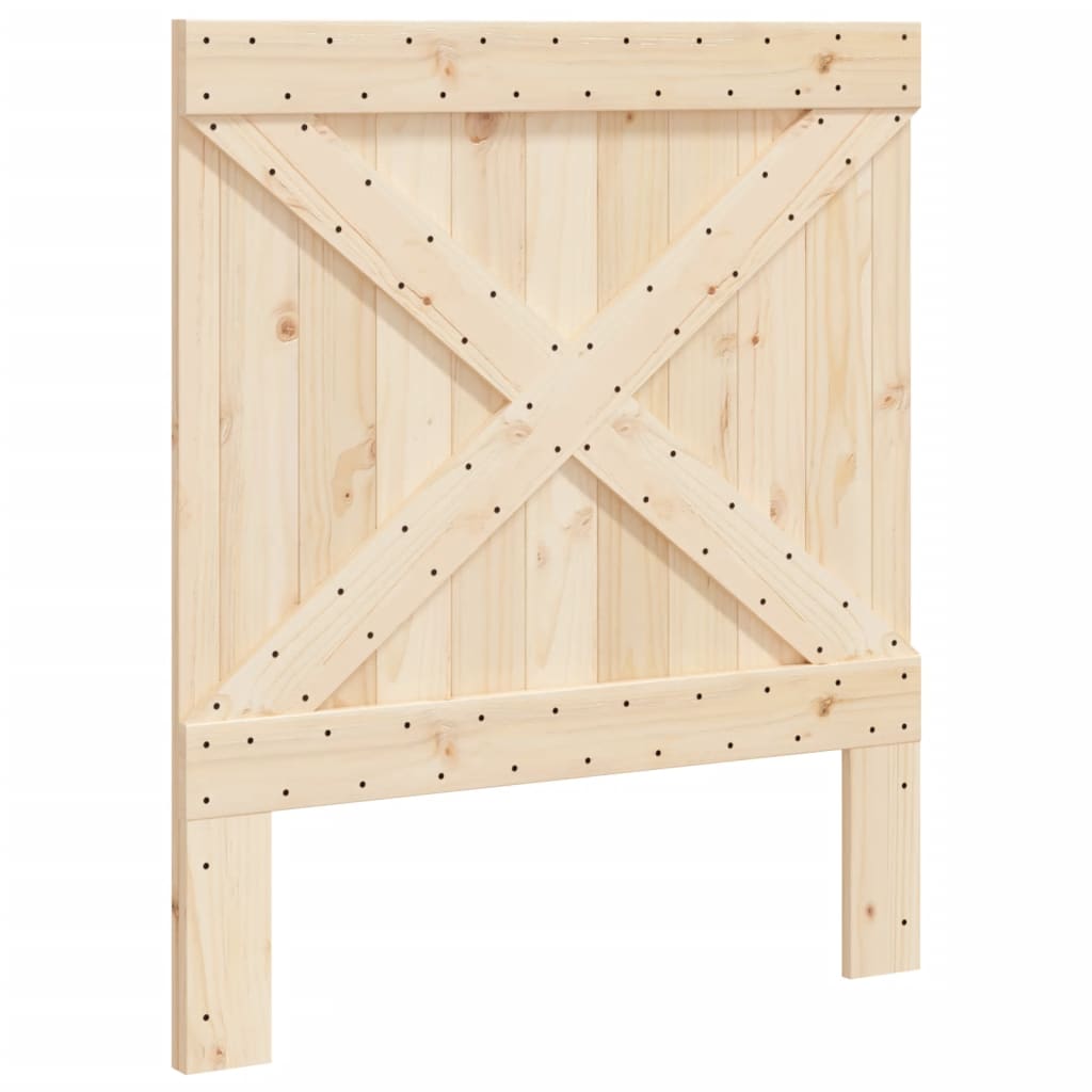 vidaXL Headboard 90x104 cm Solid Wood Pine