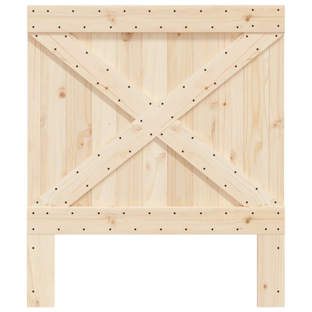 vidaXL Headboard 90x104 cm Solid Wood Pine