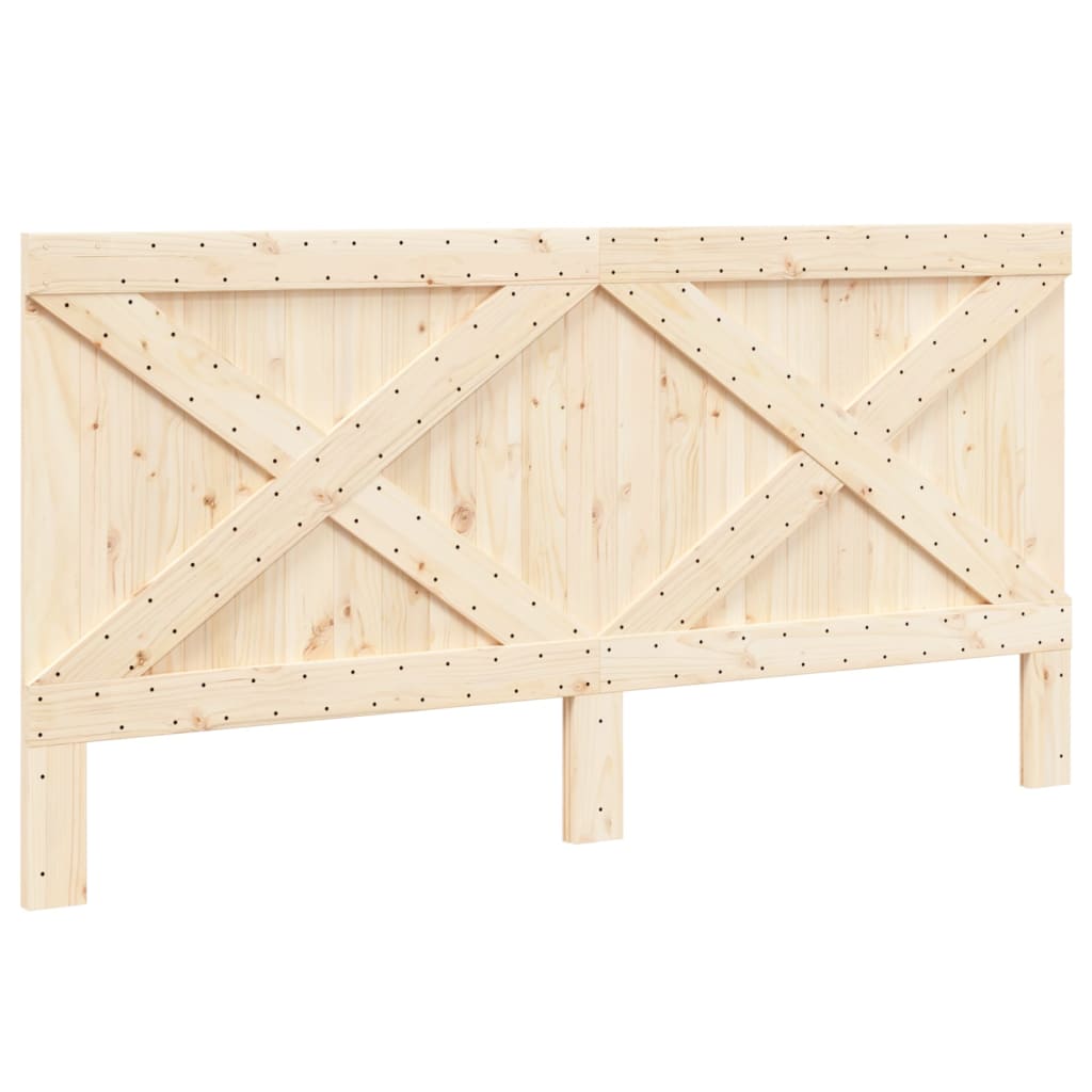 vidaXL Headboard 200x104 cm Solid Wood Pine