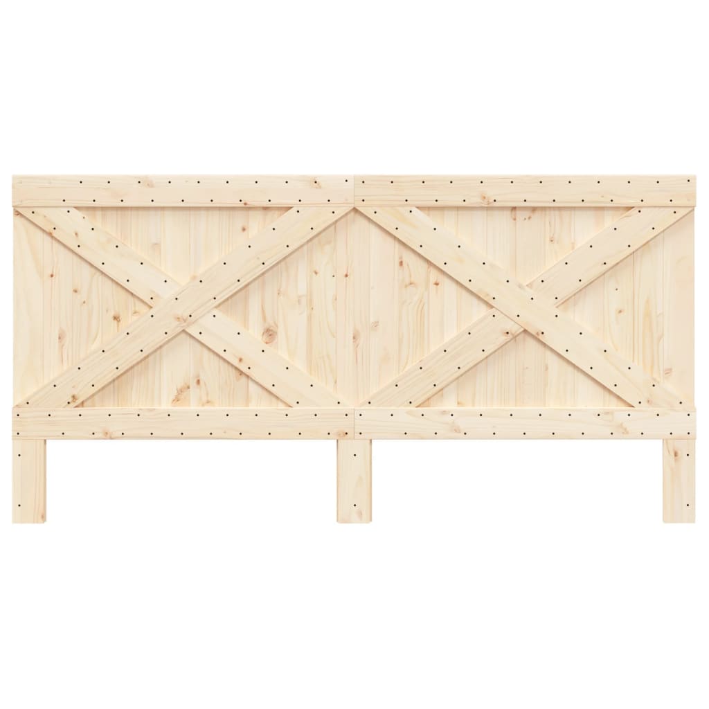 vidaXL Headboard 200x104 cm Solid Wood Pine